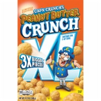 Cap'N Crunch Peanut Butter Crunch Sweetened Corn & Oat Cereal Perspective: Main
