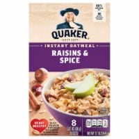 Quaker® Raisins & Spice Instant Oatmeal Perspective: Main