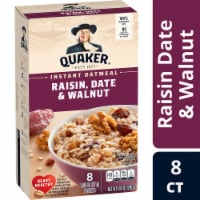 Quaker® Raisin Date & Walnut Instant Oatmeal