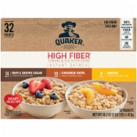 Quaker Select Starts High Fiber Instant Oatmeal Variety Pack 32 Count Perspective: Main