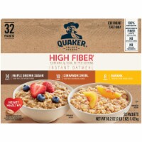 Quaker Select Starts High Fiber Instant Oatmeal Variety Pack 32 Count Perspective: Main