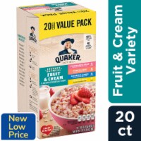 Fruit & Cream Variety Instant Oats Hot Cereal