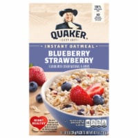 Quaker® Blueberry Strawberry Instant Oatmeal Packets Perspective: Main