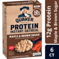 Quaker Protein Maple & Brown Sugar Instant Oatmeal