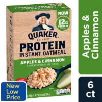 Quaker Protein Apples & Cinnamon Instant Oatmeal