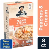 Quaker® Peaches & Cream Instant Oatmeal