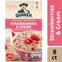 Quaker Strawberries & Cream Instant Oatmeal