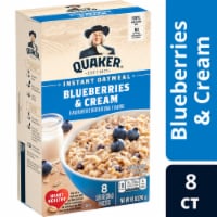 Quaker Blueberries & Cream Instant Oatmeal