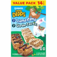 Quaker Chewy Dipps Llama-Rama Sloth-Tastic Granola Bars Perspective: Main