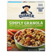 Quaker® Simply Oats Apples Cranberries & Almonds Granola Perspective: Main