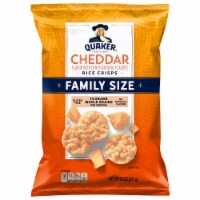 Quaker® Cheddar Rice Crisps Family Size Perspective: Main