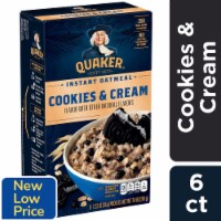 Quaker Cookies & Cream Instant Oatmeal