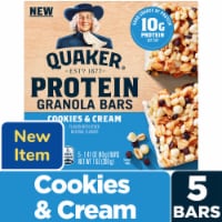 Quaker® Cookies & Cream Protein Granola Bars Perspective: Main