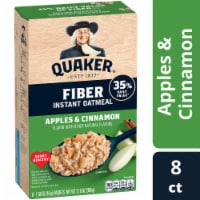 Quaker® Apples & Cinnamon High Fiber Instant Oatmeal Perspective: Main