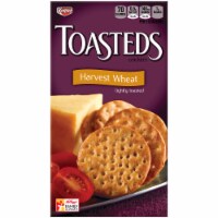 Keebler Toasteds Harvest Wheat Crackers Perspective: Main