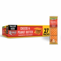 Keebler Sandwich Crackers Cheese and Peanut Butter Perspective: Main