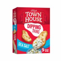 Town House Dipping Thins Sea Salt Baked Snack Snack Crackers Perspective: Main
