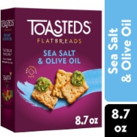 Toasteds®® Flatbreads Sea Salt and Olive Oil Snack Crackers Perspective: Main