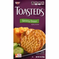 Keebler Toasteds Savory Onion Crackers Perspective: Main