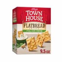 Kellogg's Town House Flatbread Crisps Italian Herb Oven Baked Crackers