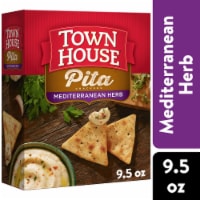 Kellogg's Town House Pita Crackers Mediterranean Herb Oven Baked Crackers