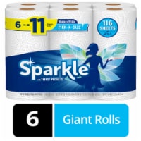 Sparkle Pick-A-Size Modern White Paper Towels Perspective: Main