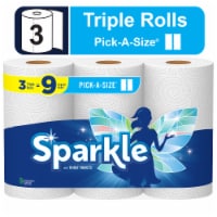 Sparkle® Pick-A-Size® Paper Towels Triple Rolls Perspective: Main