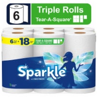 Sparkle® Tear-A-Square® Paper Towel Triple Rolls Perspective: Main