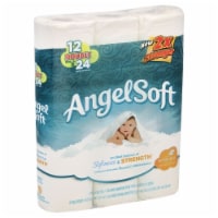 Angel Soft Double Roll Bath Tissue 12 Count Perspective: Main