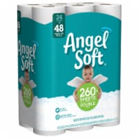 Angel Soft Double Roll Bath Tissue 24 Count Perspective: Main