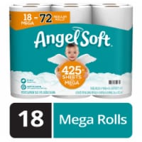 Angel Soft® Mega Roll 2 Ply Sheets Bath Tissue Perspective: Main