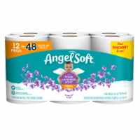 Angel Soft Fresh Lavender Scent Toilet Paper Mega Rolls Perspective: Main
