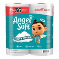 Angel Soft® Super Mega Toilet Paper Rolls Perspective: Main