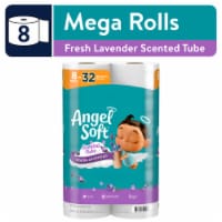 Angel Soft® Toilet Paper with Fresh Lavender Scented Tube Mega Roll