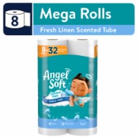 Angel Soft® Toilet Paper Fresh Linen Scented Tube Mega Rolls Perspective: Main