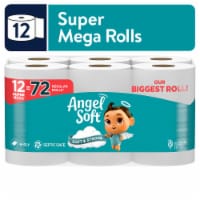 Angel Soft Super Mega Soft Toilet Paper Rolls Perspective: Main