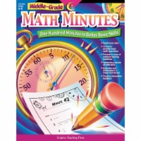 Creative Teaching Press Ctp2595 Middle-Grade Math Minutes Gr. 6-8