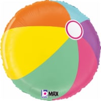 Summer Beach Ball Helium Filled Balloon Perspective: Main