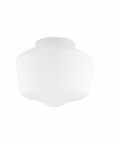 Westinghouse Schoolhouse White Glass Lamp Shade 1 pk - Total Qty: 6; Each Pack Qty: 1