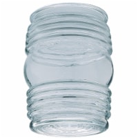 Westinghouse 4-3/4 In. Clear Jelly Jar Glass Shade 85617 Pack of 6
