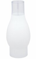 Westinghouse Frosted Glass Chimney Glass 1 pk - Total Qty: 6; Each Pack Qty: 1