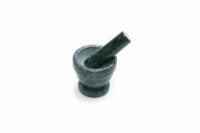 Green Mrbl Mortar & Pestle 3 inch