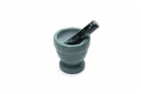 Grn Mrbl Mortar And Pestle 4 inch