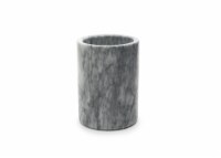 White Mrbl Utensil Holder