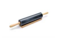 Black Mrbl Rolling Pin/Base