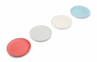 Bamboo Plates S4 Rd,Wht,Gry,Bl
