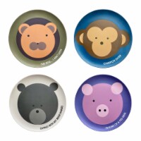 Bamboo Plates S/4 M-P-L-B