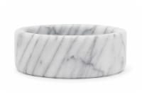 Marble Wine Stand, White