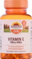 Sundown Naturals Vitamin E 400 IU Softgels Perspective: Main