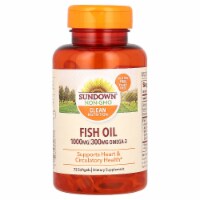 Sundown® Naturals Fish Oil Omega-3 Softgels Perspective: Main